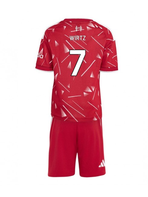Nogometni dresi za otroke Liverpool Domači 2026-27 Florian Wirtz #7 kompleti