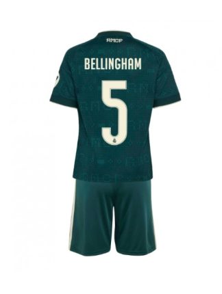 Nogometni dresi za otroke Real Madrid Jude Bellingham #5 Gostujoči 2026-27 kompleti