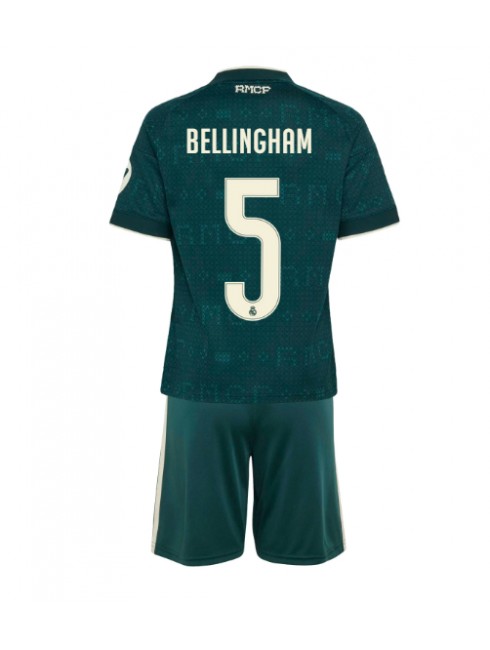 Nogometni dresi za otroke Real Madrid Jude Bellingham #5 Gostujoči 2026-27 kompleti