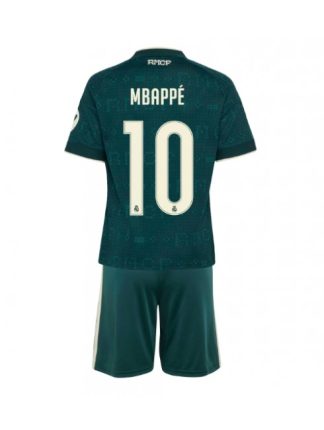 Nogometni dresi za otroke Real Madrid Kylian Mbappe #10 Gostujoči 2026-27 kompleti