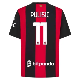 Moški AC Milan Christian Pulisic #11 Domači 2026-27 nogometni dresi