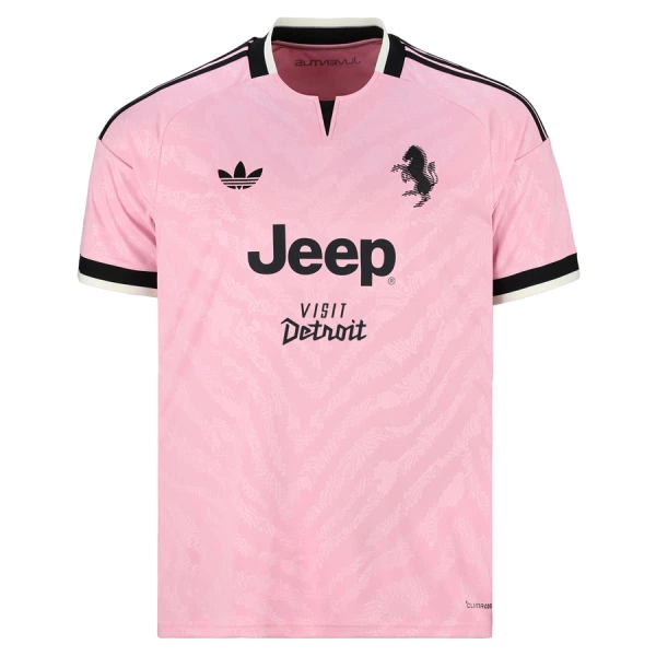 Poceni nogometni dresi Juventus Gostujoči 2026/27 roza Kratek Rokav