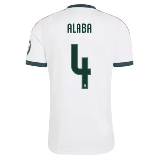 Poceni nogometni dresi Real Madrid 2026-27 David Alaba #4 Domači Kratek Rokav