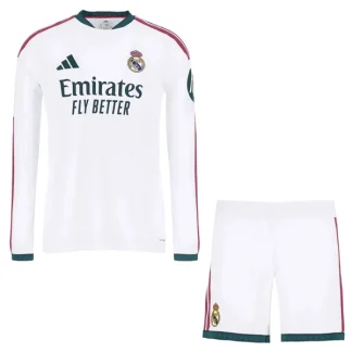 Nogometni dresi kompleti za otroke Real Madrid Domači 2026/27 Dolgi Rokav + Kratke hlače