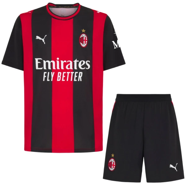 Otroške Nogometnih dresov AC Milan Domači 2026/27 kompleti Luka Modric #14-1