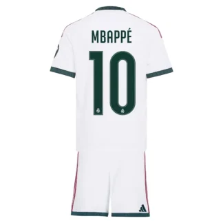 Otroški Nogometni dresi komplet Real Madrid Domači 2026/27 Kylian Mbappé 10
