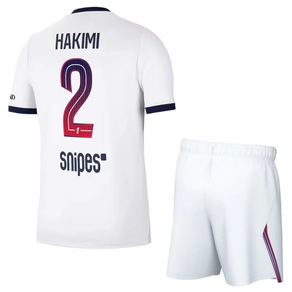 Nogometni dresi za otroke Paris Saint-Germain PSG Gostujoči 2026/27 Achraf Hakimi #2 kompleti