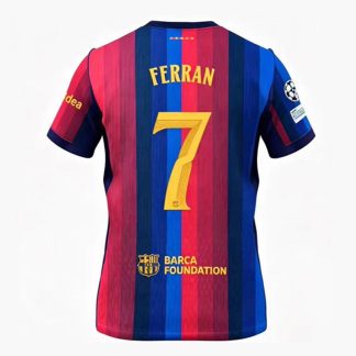 Nogometni dresi za moške FC Barcelona 2026-27 Ferran Torres #7 Domači