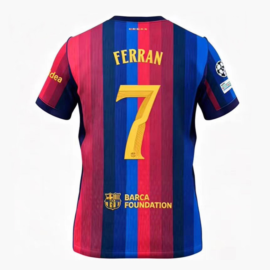 Nogometni dresi za moške FC Barcelona 2026-27 Ferran Torres #7 Domači