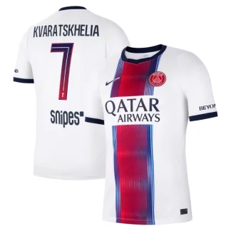 Moški Nogometni dresi Paris Saint-Germain PSG 2026/27 Gostujoči Kvaratskhelia 7