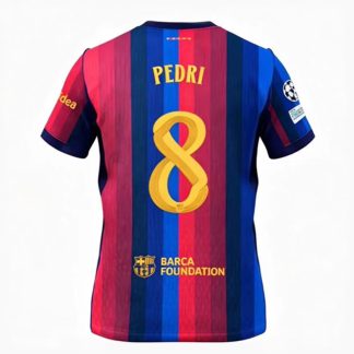 Nogometni dresi za moške FC Barcelona 2026-27 Pedri #8 Domači