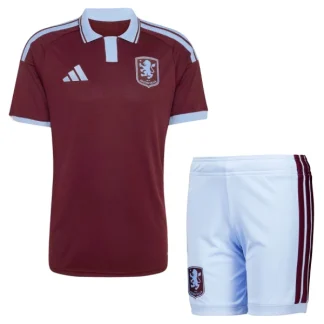 Otroški Aston Villa nogometni dresi 2026/27 Domači kompleti