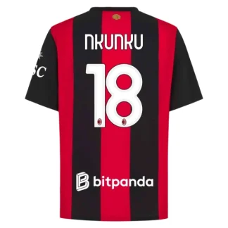 Moški AC Milan Christopher Nkunku #18 Domači 2026-27 Nogometni dresi