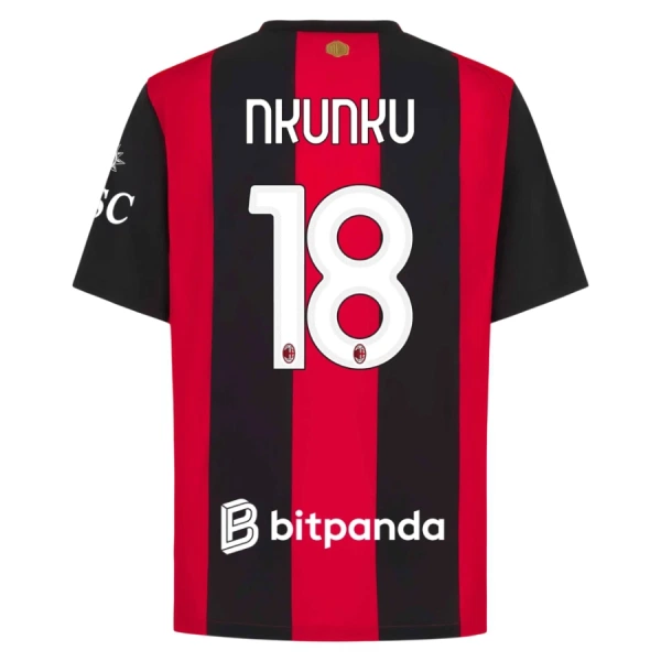 Moški AC Milan Christopher Nkunku #18 Domači 2026-27 Nogometni dresi