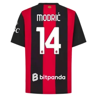 Moški AC Milan Domači 2026-27 Nogometni dresi Luka Modric #14