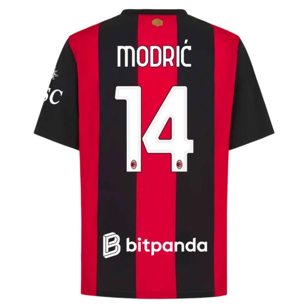 Moški AC Milan Domači 2026-27 Nogometni dresi Luka Modric #14