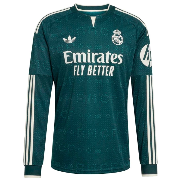 Prodaja nogometni dresi Real Madrid Gostujoči 2026/27 zelena Dolgi Rokav