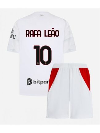 Otroški AC Milan Gostujoči 2026-27 Nogometni dresi kompleti Rafael Leao #10