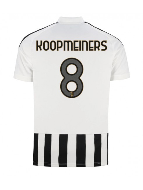 Poceni Nogometni dresi Juventus Domači 2026-27 bela črna Teun Koopmeiners #8