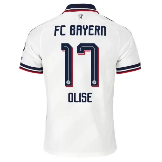 Moški Nogometni dresi FC Bayern München Gostujoči 2026-27 Belega Michael Olise #17