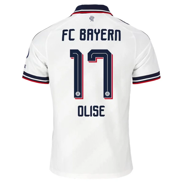 Moški Nogometni dresi FC Bayern München Gostujoči 2026-27 Belega Michael Olise #17