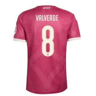Moški Nogometni dresi Real Madrid Tretji 2026-27 Federico Valverde #8 rdeča