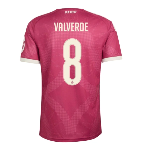 Moški Nogometni dresi Real Madrid Tretji 2026-27 Federico Valverde #8 rdeča