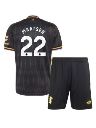 Poceni nogometni dresi za otroke Ian Maatsen #22 Aston Villa Gostujoči 2026-27 kompleti