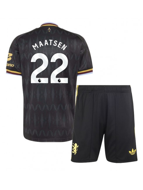 Poceni nogometni dresi za otroke Ian Maatsen #22 Aston Villa Gostujoči 2026-27 kompleti