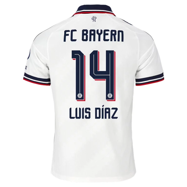 Moški Nogometni dresi FC Bayern München Gostujoči 2026-27 Luis Díaz 14