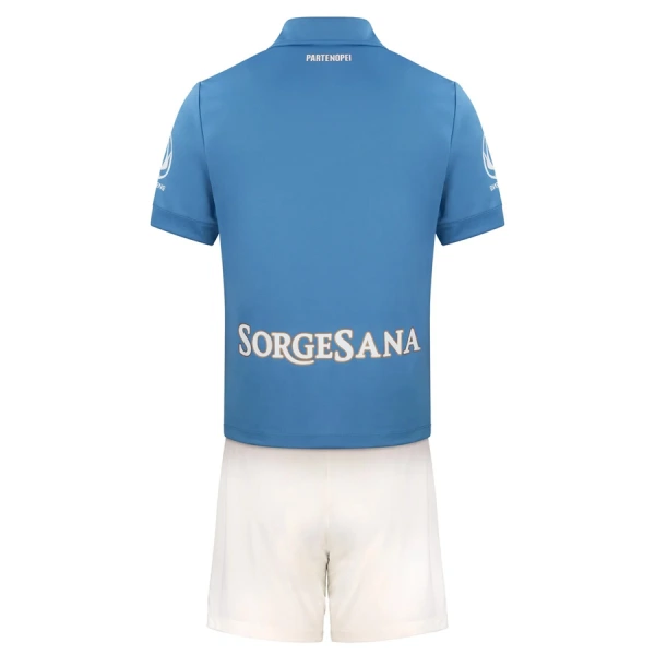 Poceni Nogometni dresi SSC Napoli Domači 2026-27 modra Kratek Rokav (+bela Kratke hlače)-1