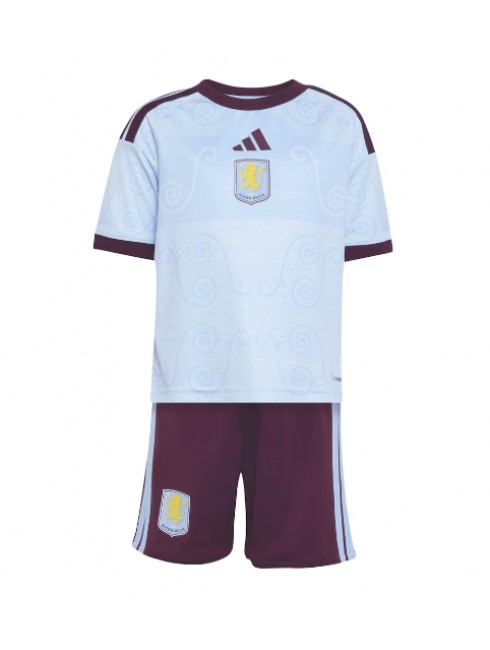 Poceni nogometni dresi za otroke Aston Villa Amadou Onana #24 Tretji 2026-27 kompleti -1