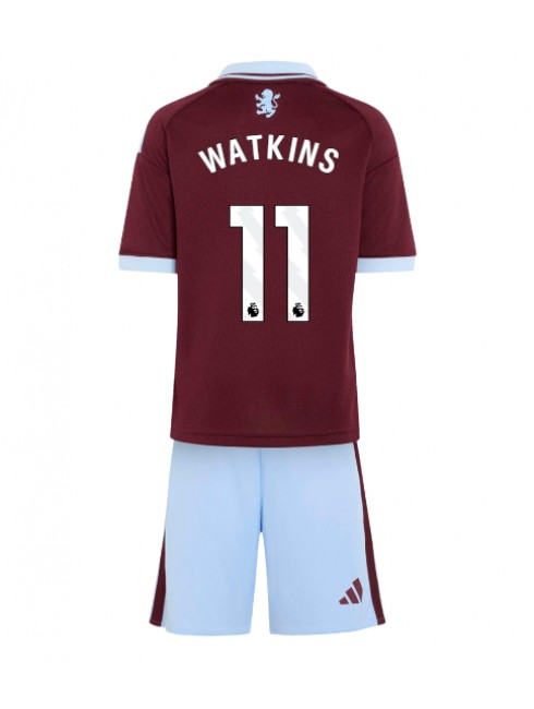 Poceni nogometni dresi za otroke Aston Villa Ollie Watkins #11 Domači 2026-27 kompleti