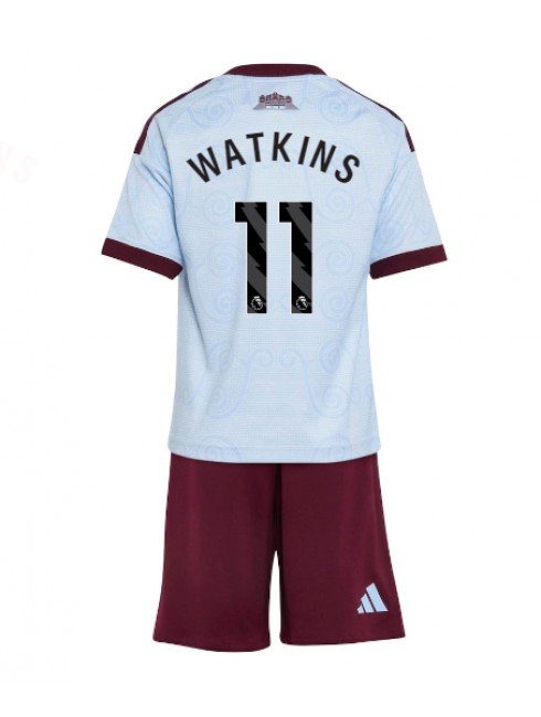 Poceni nogometni dresi za otroke Aston Villa Ollie Watkins #11 Tretji 2026-27 kompleti