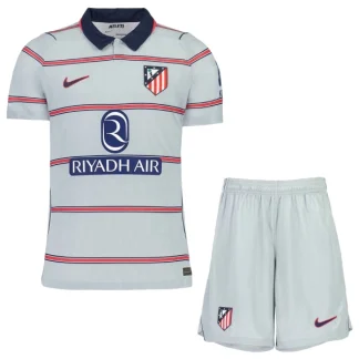 Otroški Nogometni dresi kompleti Atletico Madrid Tretji 2026-27 bela rdeča