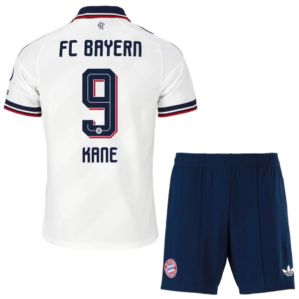 Otroški Nogometni dresi kompleti FC Bayern München Gostujoči 2026-27 Harry Kane #9