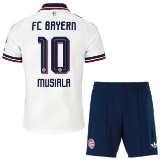 Otroški Nogometni dresi kompleti FC Bayern München Gostujoči 2026-27 Jamal Musiala #10
