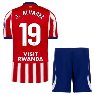 Otroški Nogometni dresi kompleti Atlético Madrid Domači 2026/27 tisk J. Alvarez 19