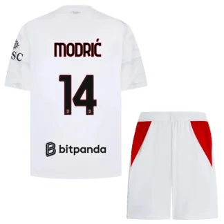 Poceni nogometni dresi Luka Modric #14 AC Milan Gostujoči 2026-27 Otroški