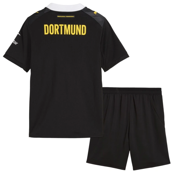 Nogometni dresi za otroke kompleti BVB Borussia Dortmund Gostujoči 2026-27 črna-1