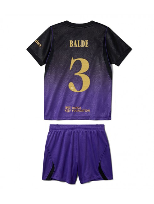 Otroški dresi kompleti Alejandro Balde #3 Barcelona Gostujoči 2026-27