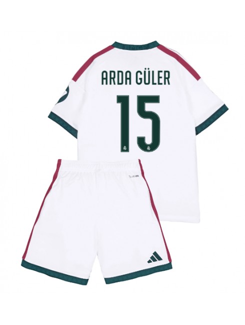 Bela Poceni Otroški dresi kompleti Real Madrid Arda Guler #15 Domači 2026-27