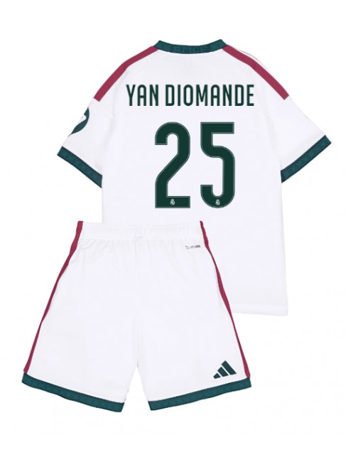 Bela Poceni Otroški dresi kompleti Real Madrid Yan Diomande #25 Domači 2026-27