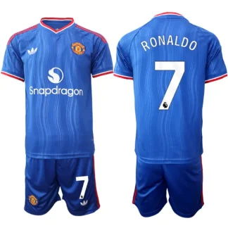 Moški Nogometni dresi kompleti Manchester United 2026/27 Gostujoči Cristiano Ronaldo #7