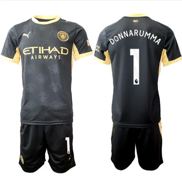 Moški Nogometni dresi kompleti Manchester City Gostujoči 2026-27 Gianluigi Donnarumma #1