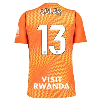 Jan Oblak #13 Poceni Vratarski dres Atletico Madrid 2026-27 oranžna Kratek Rokav