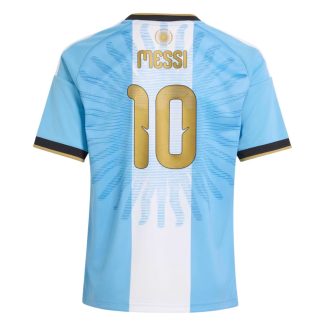 Lionel Messi #10 Poceni dresi Argentina Domači SP 2026 Posebna izdaja Majica za slovo