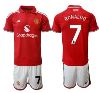 Moški Nogometni dresi kompleti Manchester United 2026/27 – Cristiano Ronaldo #7 Domači