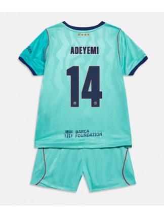 Otroški dresi kompleti Barcelona Karim Adeyemi #14 Tretji 2026-27zelena
