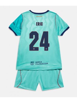 Otroški dresi kompleti Barcelona Eric Garcia #24 Tretji 2026-27 zelena